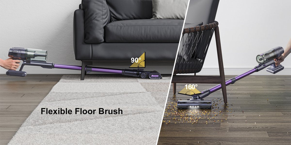 Draadloze Stofzuiger 300W – Krachtig en Draadloos met Cyclon-Technologie