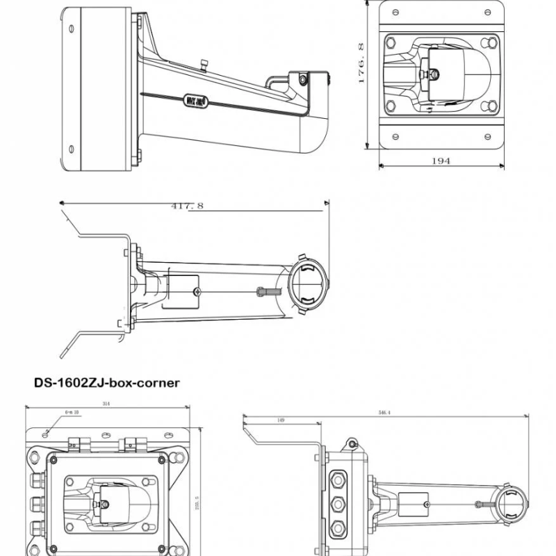 Hoeksteun DS-1602ZJ Corner