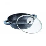 Ondiepe Braadpan ø28 cm (~3,5L) met Marmercoating – Geschikt voor Inductie