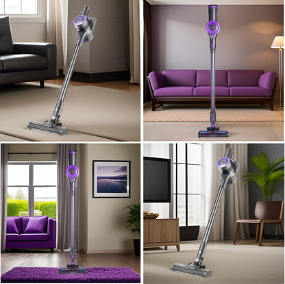 Draadloze Stofzuiger 300W – Krachtig en Draadloos met Cyclon-Technologie