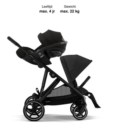 Dubbele kinderwagen baby+kind+mandje(10kg) Cybex Gazelle S