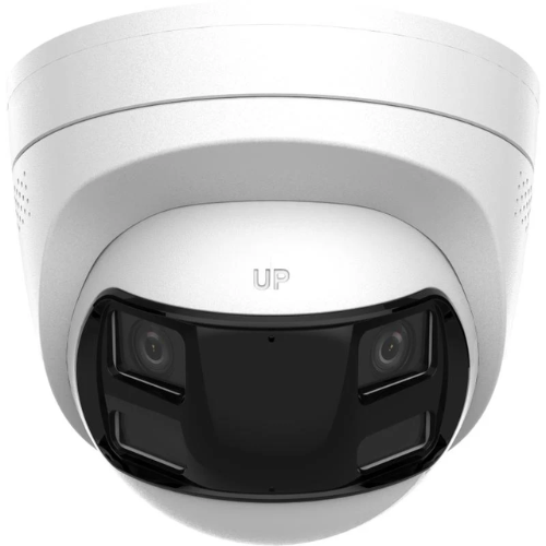 DS-2CD1383G2P-LIUF, 8MP 180 graden camera, Dual Lens, Smart Hybrid Light, PoE