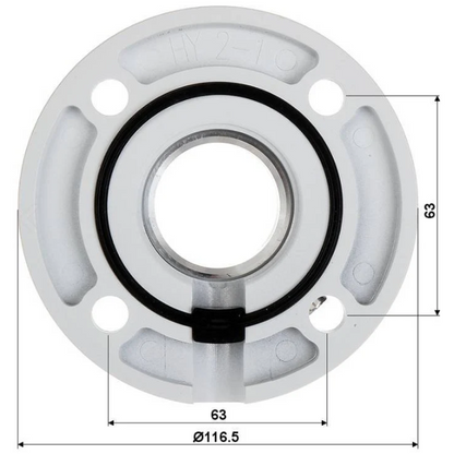 DS-1663ZJ BEUGEL PTZ DOME Plafondsteun 57mm