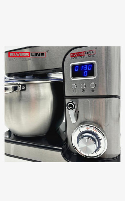 Keukenrobot - Keukenmachine - 9L - 2800W - RVS - Digitaal scherm- Swiss Line Switzerland