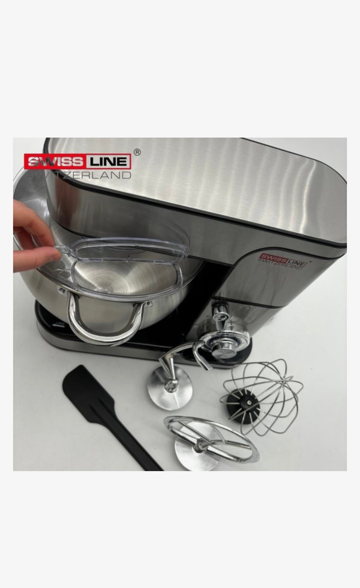Keukenrobot - Keukenmachine - 9L - 2800W - RVS - Digitaal scherm- Swiss Line Switzerland