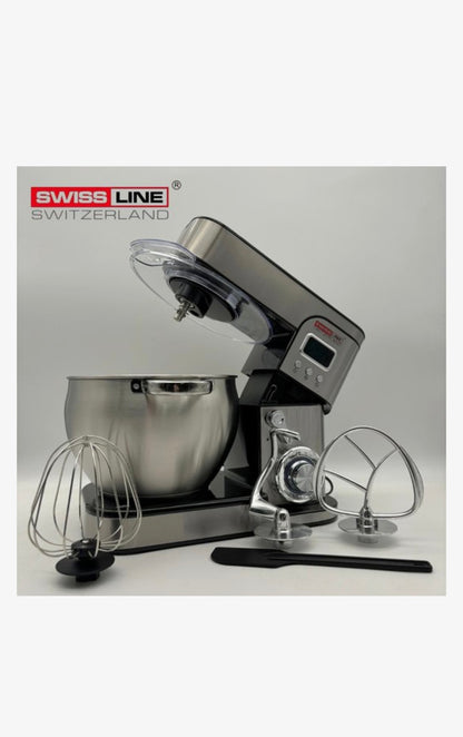Keukenrobot - Keukenmachine - 9L - 2800W - RVS - Digitaal scherm- Swiss Line Switzerland