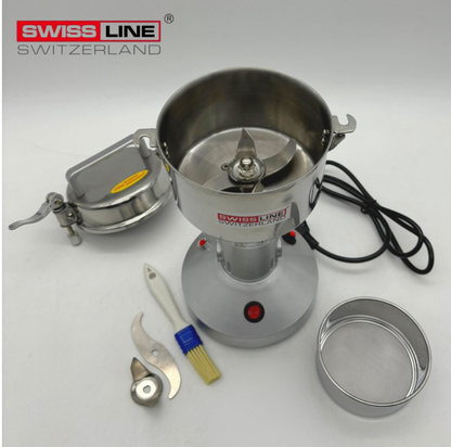 Swiss Line Switzerland - Kruidenmolen Elektrisch - Grinder - Specerijenmolen - Kruidenmolen - voor 150 gram - RVS