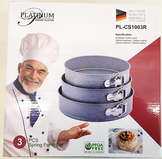 3 stuks springvorm set