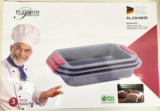 3-delige Ovenpannenset (35x23x6 cm, 37x25x6 cm, 39x27x6 cm)