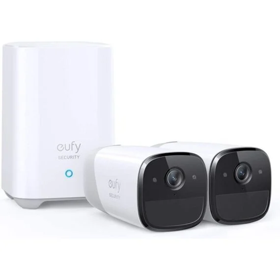Eufy EufyCam 2 Pro, draadloze cameraset met 2 cameras en Homebase 2