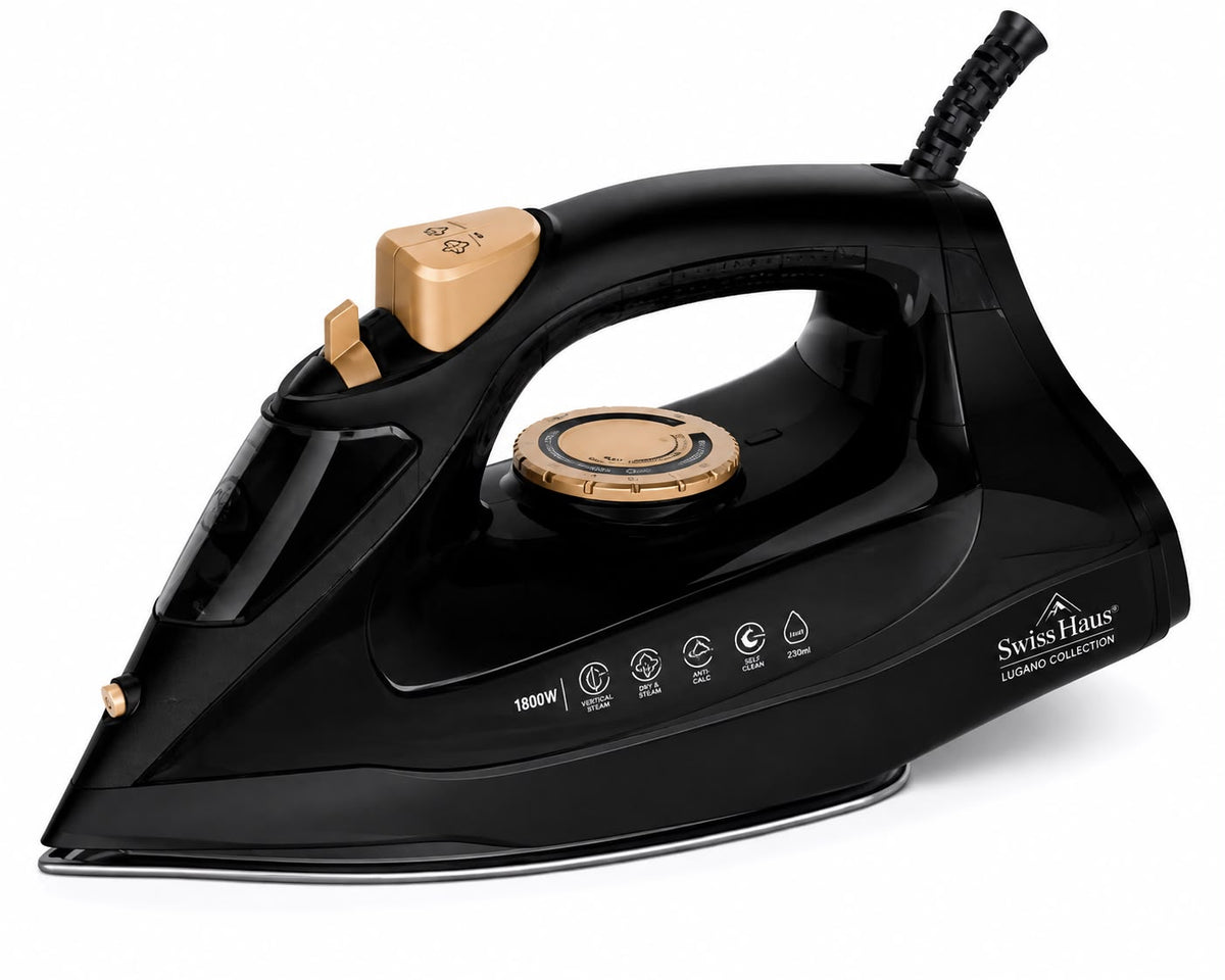 Stoomstrijkijzer SH-DB2310 – 1800W – 230 ml – Zwart/Goud