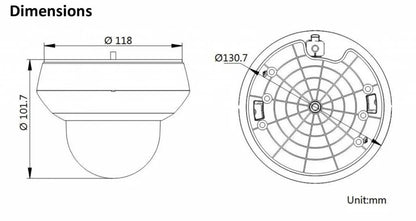 DS-2DE2A404IW-DE3, 4MP SD-slot PoE IR-Leds Mini-PTZ Microfoon