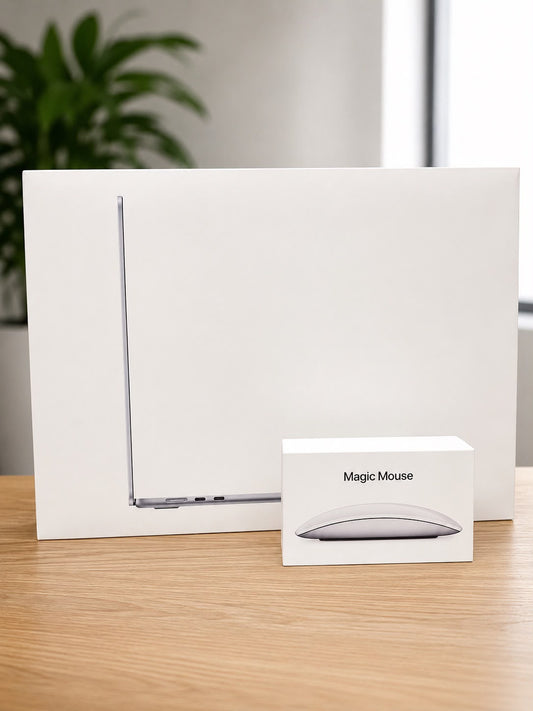 Apple MacBook Air15 - inch M4- 16GB/256GB + apple magic mouse